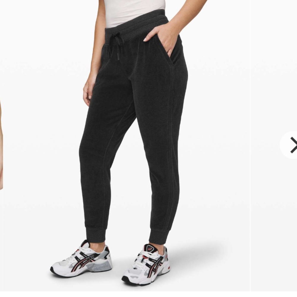 Lululemon Warm Down Jogger *Velour Heathered Black